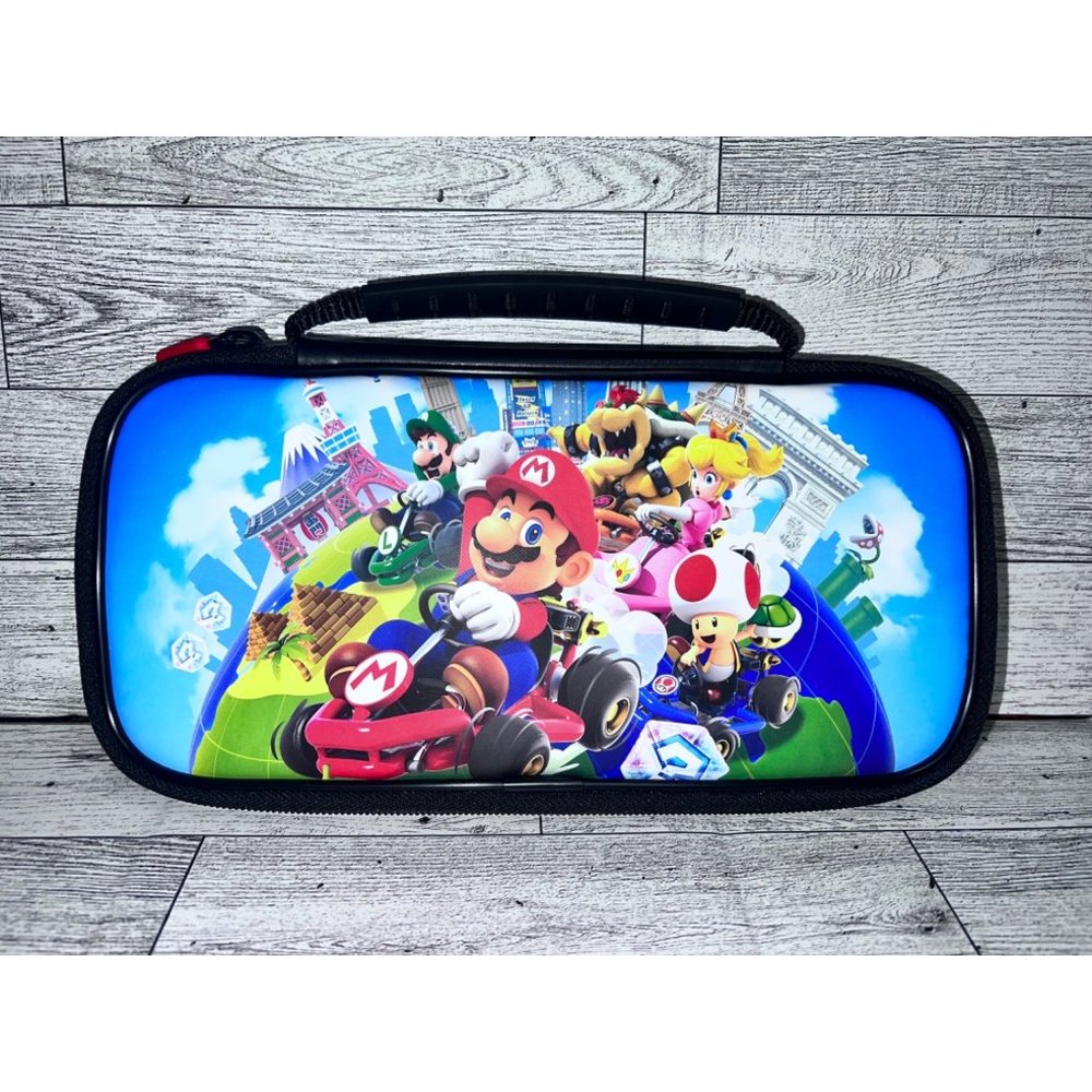 Nintendo Switch Game Traveler Deluxe Travel Case with Game Cases - Mario Kart